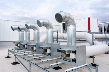 The Air Conditioning And Ventilation System Of A Large Industrial Building