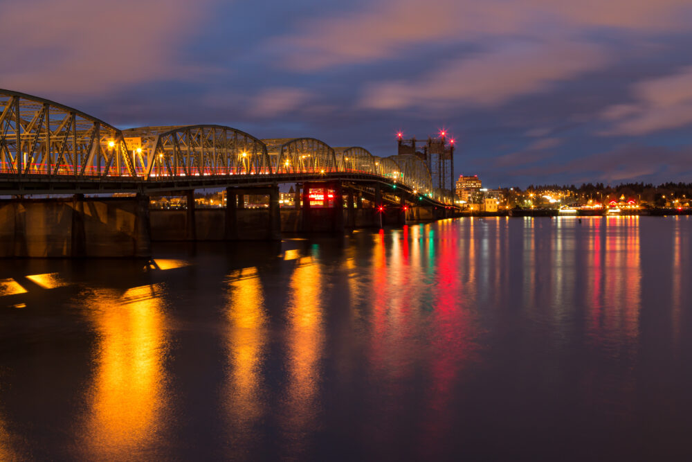 Vancouver, Wa At Night